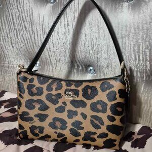 Coach Cheetah Shoulder Bag
